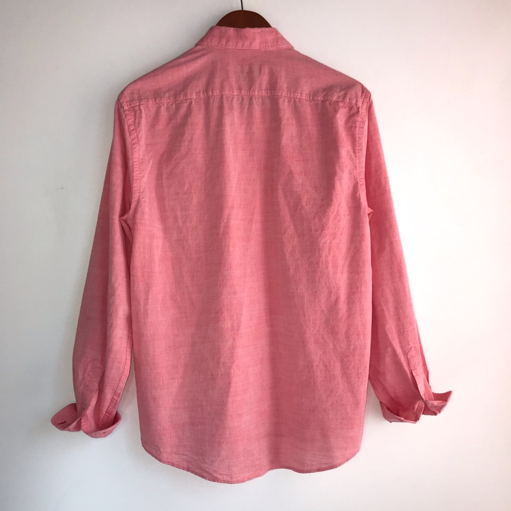 ZARA MAN regular fit Long Sleeve button down dress shirt LARGE - Picture 11 of 14